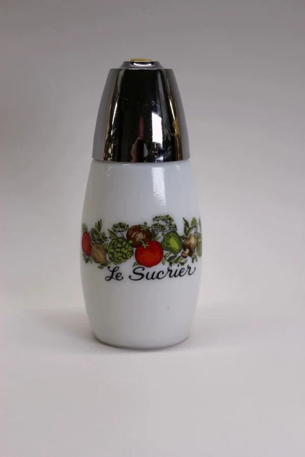 VINTAGE 1970 Corning Spice of Life Sugar Shaker-  Le Sucrier - Image 7
