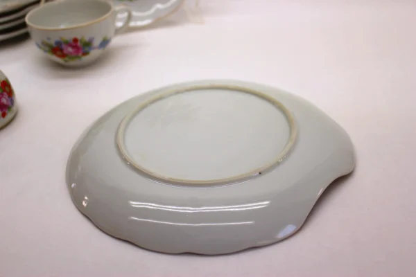VINTAGE Nasco Del Coronado China Snack Plates and Teacups. 12-piece Set. - Image 3
