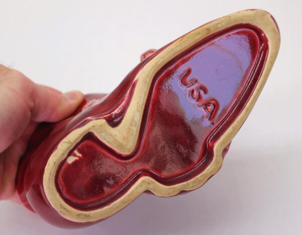 VINTAGE Shawnee Pottery Dog-on-Shoe Planter - Image 2