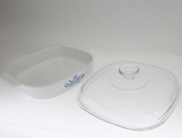 VINTAGE CorningWare 10" Skillet A-10-B with Lid A-12-C. Blue Cornflower. - Image 6
