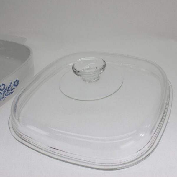 VINTAGE CorningWare 10" Skillet A-10-B with Lid A-12-C. Blue Cornflower. - Image 4