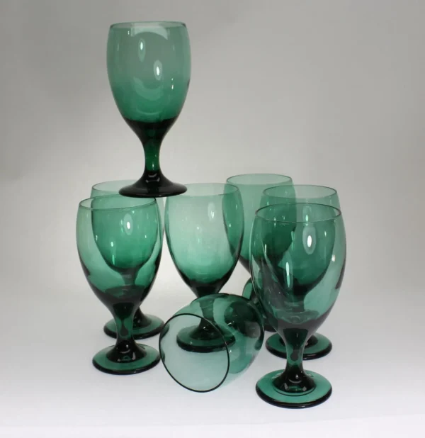 VINTAGE Teardrop Juniper Iced Beverage Glasses by Libbey. Set of 8. - Image 6