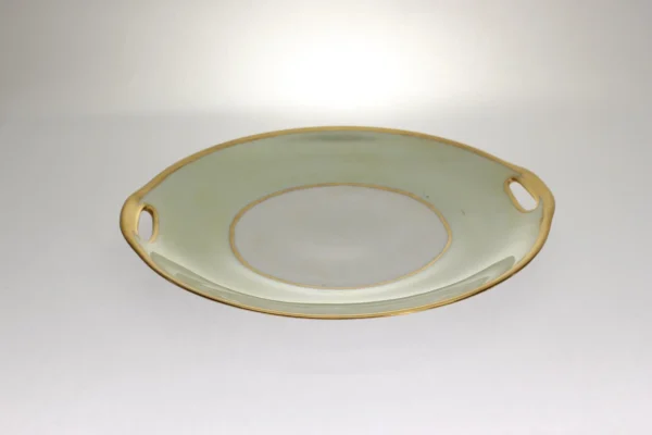 VINTAGE Jade Green Lustreware Serving Platter. Made in Germany. - Image 4