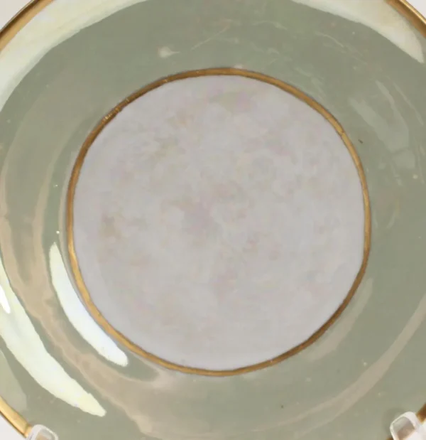 VINTAGE Jade Green Lustreware Serving Platter. Made in Germany. - Image 6