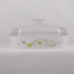 VINTAGE CorningWare Floral Bouquet 10" Skillet.