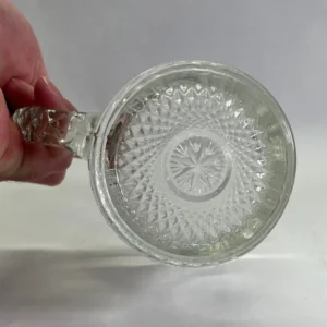 Pressed Glass Milk Pitcher