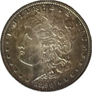 1921 Morgan Silver Dollar. Vintage. Circulated.