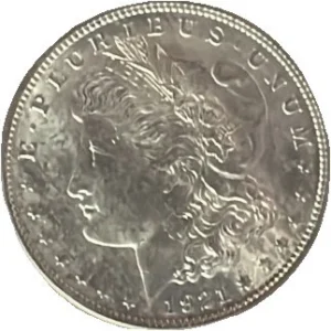 1921 Morgan Silver Dollar. Vintage. MS63 Certified.