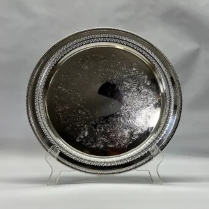 VINTAGE William Roger #172 Silverplate Serving Tray 15" Round