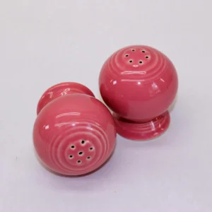 VINTAGE Fiesta Salt and Pepper Pair- Rose
