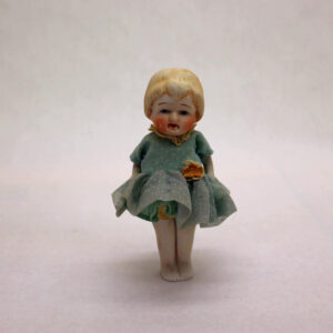 ANTIQUE Bisque Porcelain Doll- Made in Japan