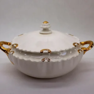 VINTAGE Artisanal Covered Casserole Dish