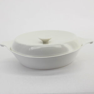 VINTAGE Centura by Corning 1 Qt Covered Saucepan. White Mid-Century Heat-Resistant Cookware with Lid.
