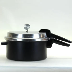 VINTAGE Mirro-Matic 6-Quart Pressure Cooker – Black Handles – Extra Seals & Safety Plug