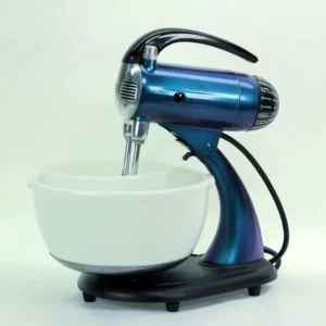 REIMAGINED Sunbeam Mixmaster Model 9 in Color-Shift Finish | Vintage Stand Mixer with Opal Bowls