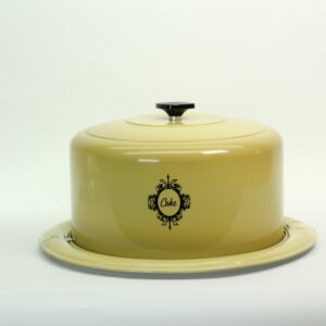 Vintage West Bend Cake Keeper- Yellow/Gold